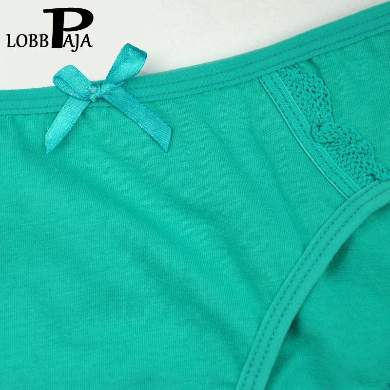 LOBBPAJA Brand Lot 5 pcs Woman Underwear Women's Cotton Briefs
